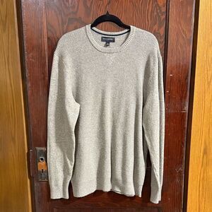 Banana Republic Men's Cream Crewneck Sweater